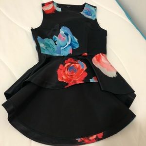 Sold! Nasty Gal bloom and board peplum top